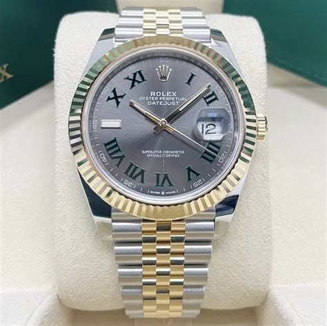 rolex wimbledon datejust 41 price|2023 rolex datejust wimbledon 41mm.